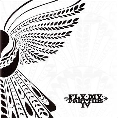 A black and white bird with wings

Description automatically generated