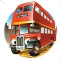 A cartoon of a red double decker bus

Description automatically generated