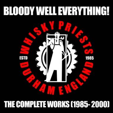 A black and white logo with red text

Description automatically generated