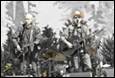 A group of men playing instruments

Description automatically generated